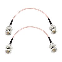 Superbat-Cable BNC HD SDI 3G, 6 pulgadas, 75 Ohm, macho, Conector recto a macho BNC, RG179