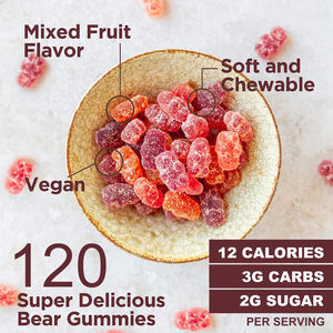 我的工厂定制8合1免疫支持抗氧化认知增强能量平衡蘑菇软糖阿育瓦甘达酶 - Product Image 5