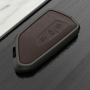 Nouveau boîtier de clé de voiture en alliage d'aluminium pour Volkswagen étui de couverture de clé en alliage d'aluminium porte-clés accessoires Auto - Product Image 2