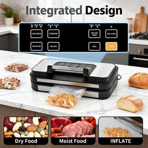 Selladoras <span class=keywords><strong>de</strong></span> Alimentos al Vacío <span class=keywords><strong>de</strong></span> -95kPa, Ideales para la Conservación <span class=keywords><strong>de</strong></span> Alimentos Secos, Húmedos y Húmedos+, Selladora al Vacío Comercial con Mango <span class=keywords><strong>de</strong></span> Cierre Fácil - Product Image 3