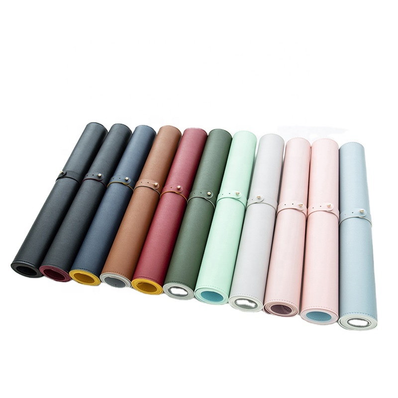 Высококачественный роскошный игровой коврик для мыши 2023, Настольный коврик с принтом логотипа из искусственной кожи, водонепроницаемый офисный коврик для стола