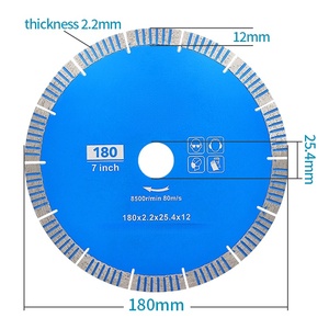 Disco de Sierra de Diamante de Grado Industrial de 180 mm (7 Pulgadas) para Piedra Sinterizada y Azulejos de Porcelana, Corte sin Desportilladuras, Suministro Directo de Fábrica - Product Image 5