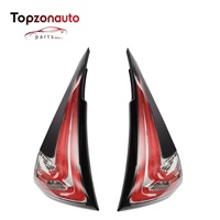 Topzonauto pour OEM 26550-5AA1D / 26555-5AA1D Pièces automobiles de rechange Feux arrière extérieurs gauche et droit rouges pour Nissan Murano 2015