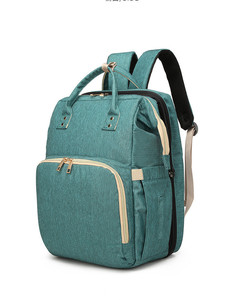 Multifuncional 3 en 1 bolsa de gran capacidad <span class=keywords><strong>mamá</strong></span> mochila plegable bolsa de bebé con cama de bebé - Product Image 2