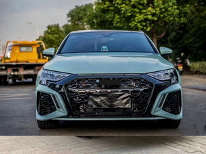 Parachoques Delantero para Audi A3 <span class=keywords><strong>2021</strong></span> Modificado a <span class=keywords><strong>RS3</strong></span> con Rejilla, Difusor Trasero y Tubos de Escape, Nuevas Piezas de Auto - Product Image 6