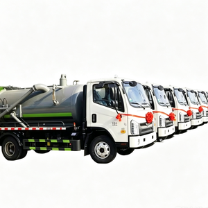 Camión de Succión de Aguas Residuales Eléctrico, Vehículo de Limpieza y Succión de 15000L 4x2 Diésel para Succión de Fecales y Tanques Sépticos - Product Image 1
