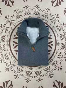 Polo 2025 <span class=keywords><strong>Ralph</strong></span> Nouveau Pull en coton décontracté à coupe ajustée avec fermeture éclair 1/4 pour <span class=keywords><strong>homme</strong></span> Style vintage classique <span class=keywords><strong>Ralph</strong></span> Old Money Imprimé animal - Product Image 3