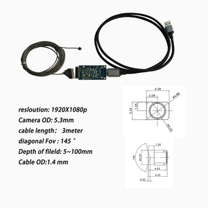 <span class=keywords><strong>Cápsula</strong></span> de vídeo inalámbrica ip67 1080p, endoscopio de 5,5mm, adaptadores de cámara dual con fuente de luz médica, OV2740 - Product Image 3