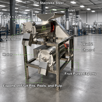 Industriële aardbeienpulpermachine voor het maken van gladde fruitpuree, verfijning en voedselproductie-apparatuur 380V/220V/110V