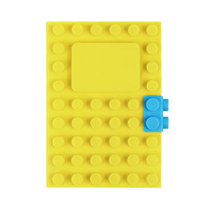 Bloc de construction en Silicone coloré cahier écriture créative Journal Logo personnalisé bloc-notes pour les étudiants bureau cadeaux Promotions - Product Image 6