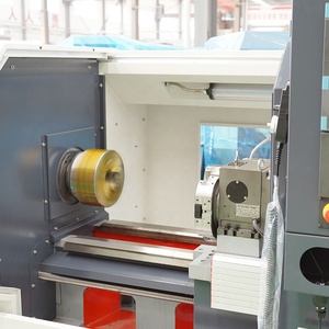 Torno de Metal de alta precisión, máquina de torno <span class=keywords><strong>CNC</strong></span> de cama plana Horizontal Ck6180 - Product Image 5