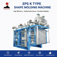 Machine de moulage de formes en EPS de type K, à double canal vapeur indépendant, chauffage uniforme, sans défauts creux, pour l'emballage de fruits en mousse