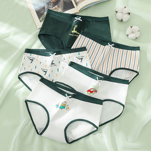 Ropa Interior de Algodón Estampada para Adolescentes, Bonita y Económica - Product Image 1