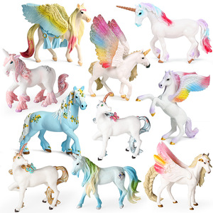 Jouets pour enfants yxs, modè<span class=keywords><strong>le</strong></span> réaliste de <span class=keywords><strong>cheval</strong></span> volant, bestie mythique de conte de fées, esprit, coloré, géant - Product Image 1