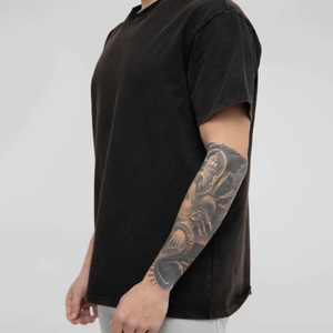 Camiseta Corta de Cuello Redondo Estilo Urbano, Fabricante de Camisetas de Alta Calidad, Camisetas Unisex Extra Grandes de Algodón - Product Image 3