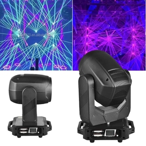 Projecteur laser à tête mobile RGBW 10W avec contrôle DMX512, indice de protection IP33, pour KTV, <span class=keywords><strong>DJ</strong></span>, mariage, éclairage de scène - Product Image 6