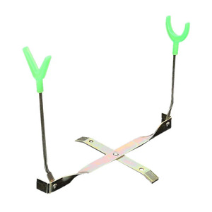 Support de canne à pêche sur glace en métal pliable, support de canne pour radeau, équipement de pêche hivernale - Product Image 1