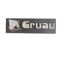 Créez votre propre logo en plastique ABS avec placage chrome et adhésif puissant, emblèmes de voiture personnalisés