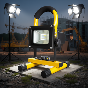 Proiettore LED Ricaricabile a Forma di Leone, Faretto da 20W per Illuminazione di Cantieri - Product Image 3