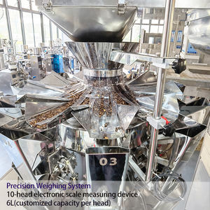 250g-1Kilo gemahlener und ganzer Bohnen kaffee Vorgefertigte Beutel Doy Pack System Verpackungs maschine mit Vakuumpumpe - Product Image 5