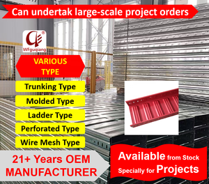 Saluran Kabel Industri Baja Berlubang dengan Dasar Padat dan Jaring Kawat Anti-Korosi untuk Konstruksi Pemasangan Kabel - Product Image 4