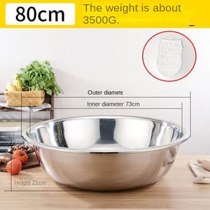 DFJYB01 Bol mélangeur rond pour cuisine et maison, en acier inoxydable SUS 201 SUS 304, grand modèle, fabriqué en Chine, accessoires - Product Image 5