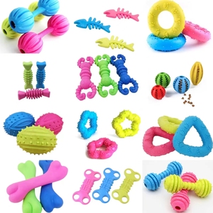 Multiple Teeth Cleaning Toys TPR <b>Bite</b> Resistant Chew Dogs Durable Rubber Grinding Training Toy Interactive Pet Squeak Toys - Product Image 3