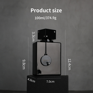 Botella de Perfume <span class=keywords><strong>Lattafa</strong></span> Negra de 100 ml de Alta Calidad y Lujo de Eric, con Caja, al por Mayor - Product Image 2