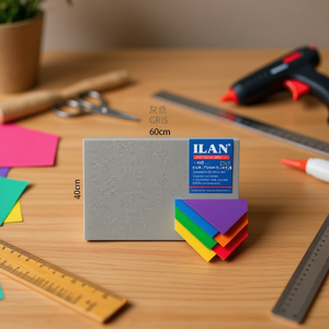 Foglio di Schiuma EVA Ilan 60x40cm Grigio, Materiali per Artigianato - Product Image 3