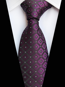 Cravates Jacquard tissées en soie pour hommes, avec des rayures jaunes, <span class=keywords><strong>bleu</strong></span> <span class=keywords><strong>marine</strong></span> et à <span class=keywords><strong>pois</strong></span>, matière solide, très tendance, longueur 8cm, - Product Image 4