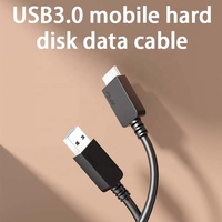 Cable de Datos Micro B 3.0 USB 3.0 para Sincronización y Transferencia, para Disco Duro Externo e Impresora, Longitud Personalizada, Cobre Puro, Alta Velocidad