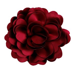 Double Layer Fabric Camellia Flower Hair Accessories For Wedding Clothing <b>Shoes</b> Bag <b>Decoration</b> Round Cloth Handmade DIY - Product Image 5