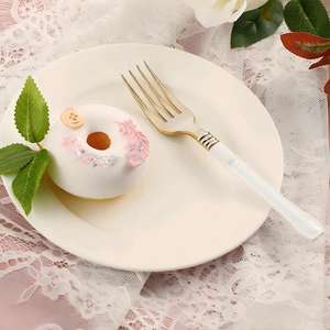 أدوات مائدة ملونة مخصصة للاستعمال مرة واحدة ثنائية النغمة مجموعات أدوات المائدة المصنوعة من الشوكة الصديقة-مورد أدوات المائدة السائبة - Product Image 4