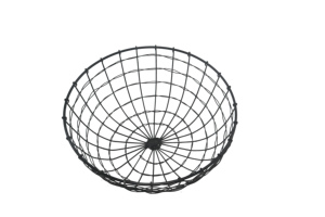 Di alta qualità nero rotondo filo di metallo cesto di conservazione della frutta casa cucina espositore decorativo <span class=keywords><strong>per</strong></span> cibo <span class=keywords><strong>pane</strong></span> e frutta PC materiale - Product Image 5