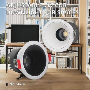 90RA 7W Flood <b>Light</b> Spot Lamp RGBW Home Office LED Downlight Adjustable Aluminum Alloy Supermarket Downlight - Product Image 2