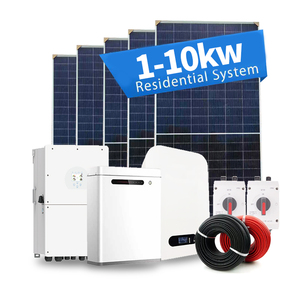 Système de stockage d'énergie solaire hybride hors réseau pour maison, 1-10 kWh, batterie lithium 51,2 V 100 Ah 30 kWh pour l'énergie solaire - Product Image 4