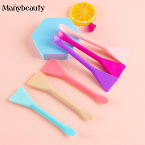 Brosse Applicateur de <span class=keywords><strong>Masque</strong></span> Facial en Silicone Double Face, Outil de Beauté Cosmétique Spa, Brosse en Silicone Douce pour <span class=keywords><strong>Masque</strong></span> de Boue - Product Image 2