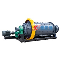 Broyeur à billes haute énergie pour sable de silice, calcaire et basalte, capacité 10 tonnes par heure, avec moteur et engrenage