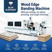 Machine de pré-fraisage de chants de précision pour panneaux de meubles avec interrupteur de réglage de l'épaisseur pour bandes PVC et ABS