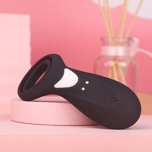 S-HANDE 진동 실리콘 페니스 슬리브 남성용 콕링 - Product Image 6
