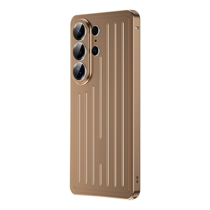 Coque de téléphone portable en alliage d'aluminium antichoc avec motif de bagage magnétique de la série Alloy Travel et cadre givré pour S26 Ultra - Product Image 4