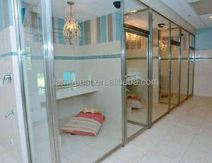 Pintu kaca Kennel anjing pintu kaca kandang hewan peliharaan besar pintu kaca - Product Image 4