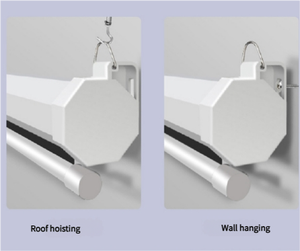 Matte trắng 100-inch di động máy chiếu đứng Tripod cuộc họp màn hình chiếu - Product Image 3