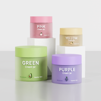 Runxuan PP Plastique 50g Crème Pour Le Visage Lotion Pot Mat 100g Cheveux Masque Conteneur 20g Lèvres Film Masque Pot 30g Yeux Crème Bouteille avec Bouchon