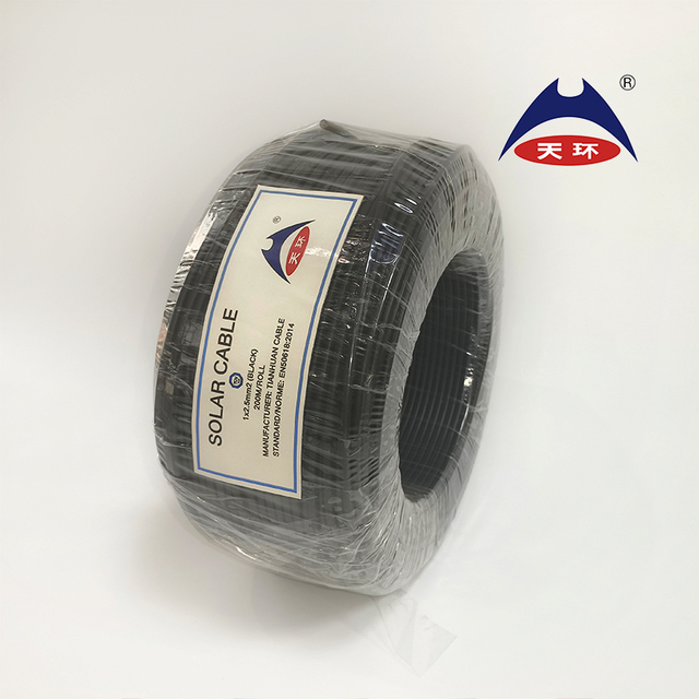 Cable Electrique Solaire 16mm2 DC Solar PV Cable Pure Copper UV Resistant H1Z2Z2-K Solar Panel Wire