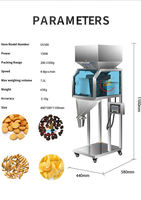 Chocolat Noix Snack Bonbons Vertical 1500g-5500g Despensing Vis Composants Granule Pesant Machine De Remplissage