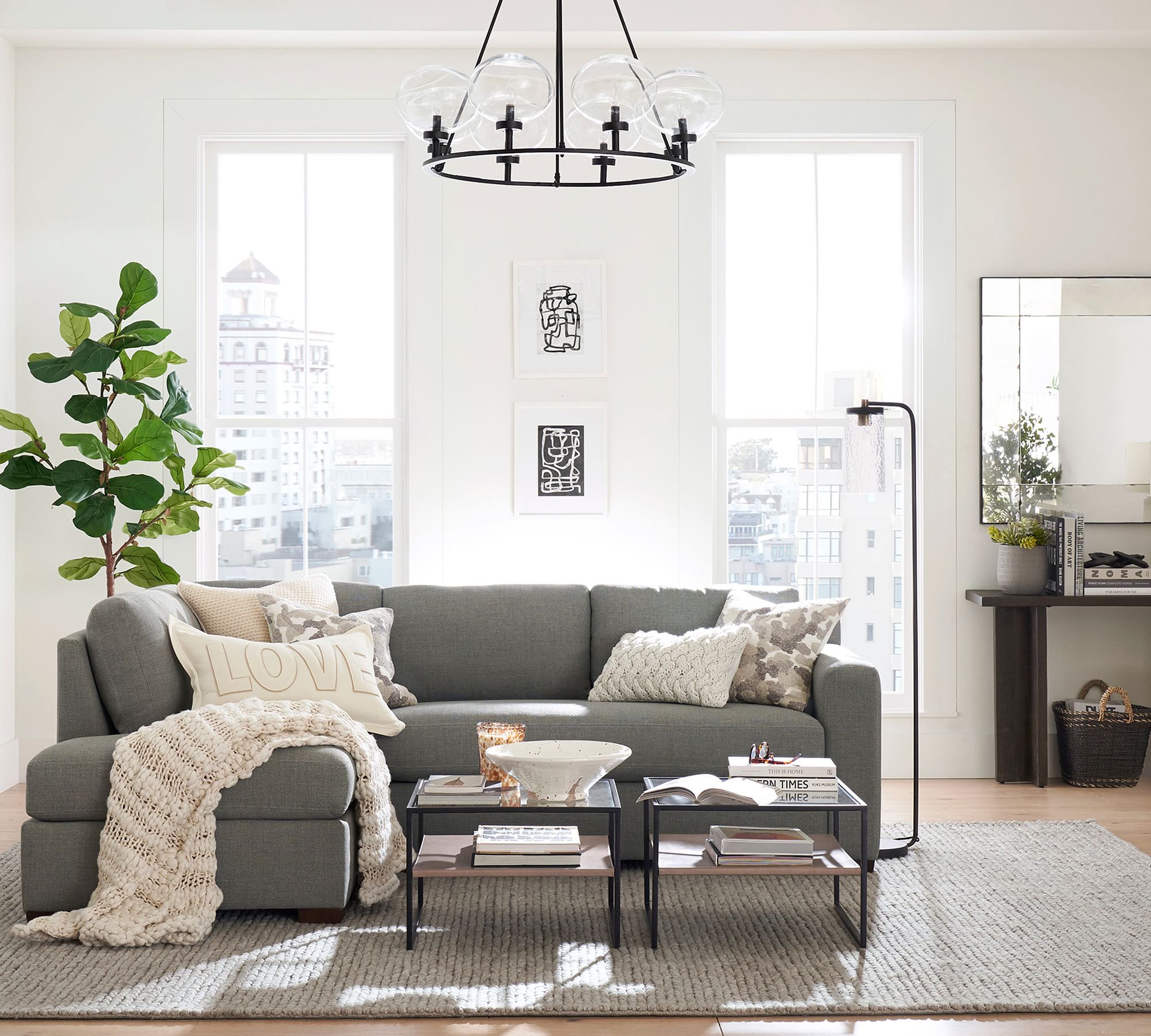 chandelier light luxury light glass globe round chandelier