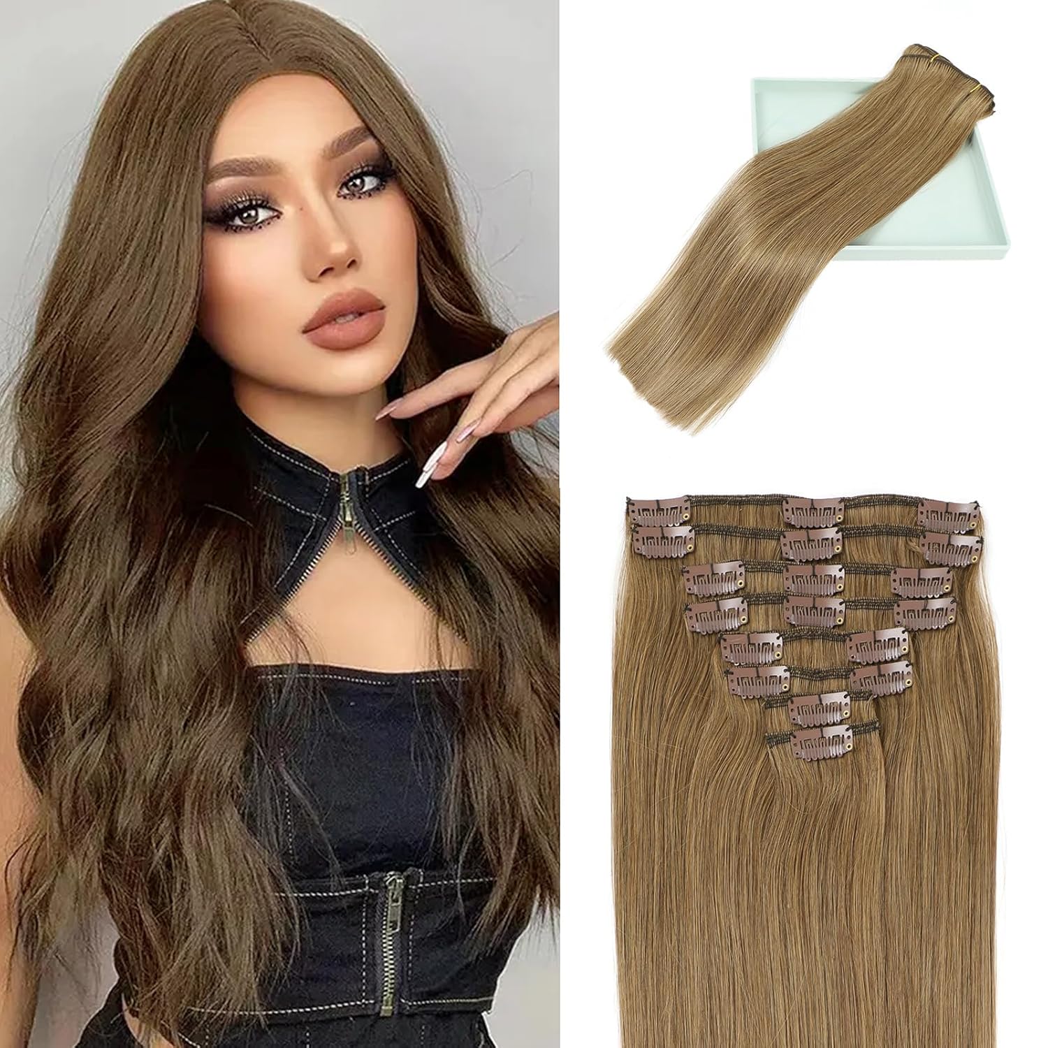 6 medium brown