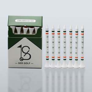 Paquete de Tees de Golf de Bambú con Logotipo Personalizado Gorufu Ti, Caja de Cigarrillos, 70mm 83mm - Product Image 4