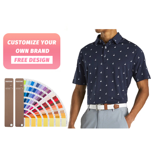 เสื้อโปโลสำหรับผู้ชายใส่เล่นกอล์ฟแบบลำลองแห้งเร็วรัดรูปใส่สบายออกแบบโลโก้ได้ตามต้องการ - Product Image 4